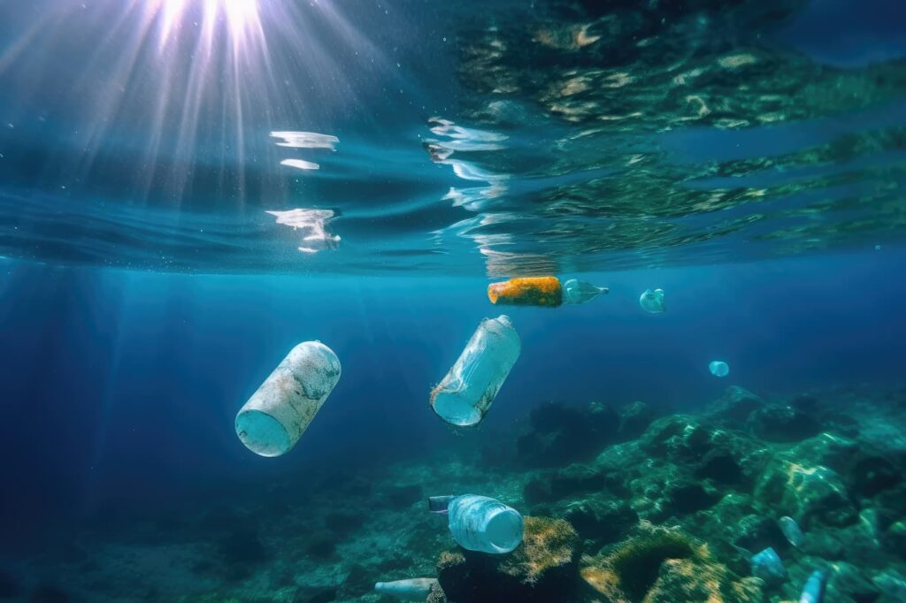 plastique dans l'océan