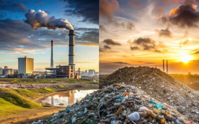 Verschmutzen Mülldeponien mehr als Müllverbrennungsanlagen?